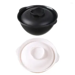 Bowls Microwave Bowl With Lid Design For Heating Convenience Not Easy To Burn Kitchen Boll Restaurant Dinner Soup Noodles Porridge