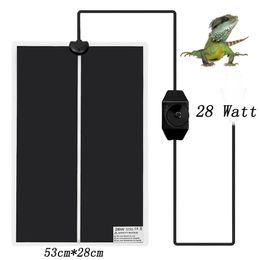 1Pc Reptile Heating Pad Terrarium Pet Heat Mat Adjustable Temperature Controller Incubator Mat EU Plug 5 -35W Reptile Supplies