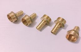 5pcs Male Thread Copper Pagoda Joint Adap PC8-01 PC8-02 PC8-03 PC8-04 Brass Pipe Fitting