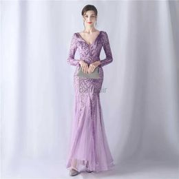 Urban Sexy Dresses Party Dress Women Elegant Luxury Evening Dresses 2023 Pretty Womens Weddings Long Sleeves Bridesmaid Woman Sequin Sleeve Gown 240410