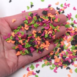 100g/Lot Multi Colors Bat Slices Polymer Clay Hot Soft Sprinkles for DIY Shaker Filling Accessories