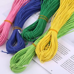 45 Meters Round Elastic Rope Multi-color 2mm Beading Thread Garment Pants Sewing Rubber Band Stretch Cord DIY Handmade Craft