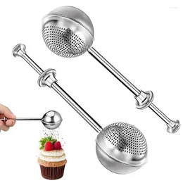 Baking Tools Powdered Sugar Shaker Duster Stainless Steel Matcha Powder Spice Flour Dusting Wand Sifter Spreader Gadgets For Kitchen