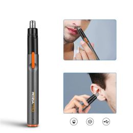 Trimmers Electric Nose Ear Hair Trimmer Effctive for Men and Women with USB Fast Charge Low Noise Mini Pengrip Portable Nose Epilator