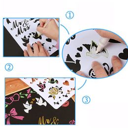 2Pcs Butterfly Layering Stencils For Walls Painting Scrapbooking Stamps Album Decorative Embossing Paper Cards DIY Craft