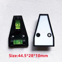 44.5*28*10mm 2PC Mini T-type Spirit Level Bubble Triangle Level Laser Level Bubble Measuring Kit for Diy Vertical Horizontal