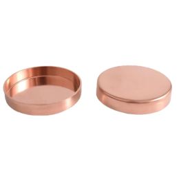 1/4" 3/8" 1/2" 1" -3.5" 15 16 19 22 25-89mm ID End Cap Pure Copper End Feed Solder Cup Stopper Plumbing Fitting Air Conditioner