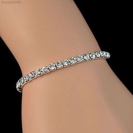 Hot Selling Full Diamond Elastic Rope Bracelet for Womens Korean Version Versatile Internet Red Blingbling Rhinestone Accessories