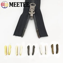 20/40sets 3# 5# 8# 10# Double Open Zipper Latch Repair Kits Tool for Zippers Non-slip Stopper Coat Metal Two-way Zip Plug Buckle