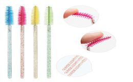 Disposable Clear Eyelash Brushes Lashes Extension Applicator Transparent Eyelashes Brushes Mascara Wands Cosmetics Make Up Tool fr7614690