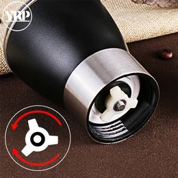 YRP Manual Ceramic core Coffee Grinder Washable ABS Glass Handmade Pepper/ Nuts/Coffee Bean Grinders Mill For Barista Tools