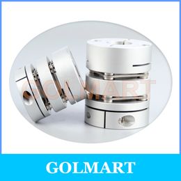 D44 L50 Motor Shaft Coupling Outer Dia. 44mm Flexible Double Diaphragm Disc Coupling Disc Coupler for CNC Motor