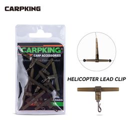 Helicopter Lead Clip with Quick Change Swivel Side Bends inline Hair Rig Accessories for Carp Fishing Terminal Tackle