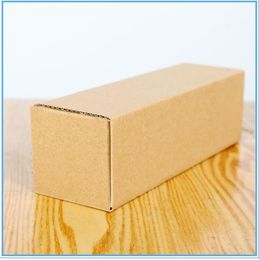 20pcs Extra Long Black Paper Box Thicken Umbrella Thermos Cup Packing Box For Gift Packaging Hard Paper