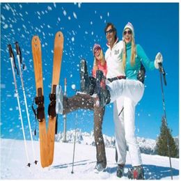 110cm/125cm Outdoor Sport Solid Wood Snowboard Professional Skiing Board Deck Snowboard Sled Adult Children Ski board MS-002