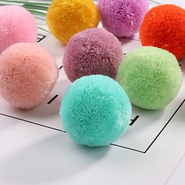 Multi Size Pom 15mm 20mm 30mm 40mm Soft Pompones Fluffy Plush Crafts DIY Pom Poms Ball Furball Home Decor Scarf Sewing Supplies