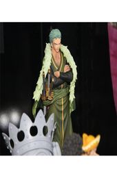 Anime One Piece Set Vertical Prize Figure 15 Th Anniversary Roronoa Zoro Garage Kit Model Doll Toy Cool Thing Gift Figure L02265337280