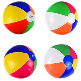 1/2/3Pcs 25cm Multicolor Kids Water Game Sport Ball Beach Pool Play Ball Outdoor Fun Toys Summer Hawaiian Party Supplies Balloon