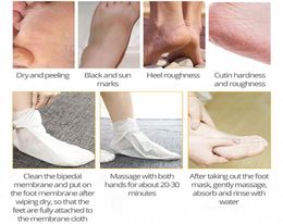 1Bag2pcs Exfoliating Foot Mask Socks For Pedicure Socks For Feet Peeling Foot Mask Health Care Skin Care Feet Dead Skin Removal6086690