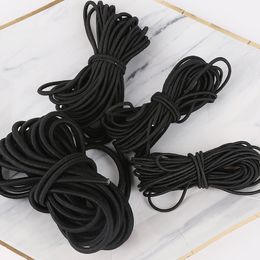2Meter 1/1.5/2/2.5/3/4/5mm Round Elastic Band Cord Elastic Rubber Stretch Rope Rubber Band Elastic Line DIY Sewing Accessories