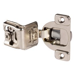 2 PCS Lot Soft Closing Cabinet Hinge Satin Nickel Hinges for Kitchen Cupboard 1-1/2 inch Overlays Furniture Face Frame Door