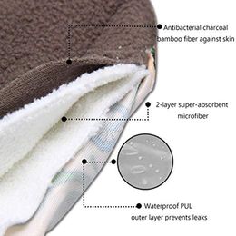 VEJYO 15PCS/lot 12" Heavy Flow Washable Reusable Cloth Menstrual Pads Breathable Charcoal Bamboo Sanitary Napkin Menstrual Liner