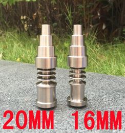 Titanium Nail 16mm 20mm Joint 6 IN 1 Domeless Titanium Nail suit For Male and Female Grade 2 GR2 Titanium Nail5909116