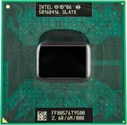 CPUs CPU laptop Core 2 Duo T9500 CPU 6M Cache/2.6GHz/800/DualCore Socket 478 PGA Laptop processor forGM45 PM45