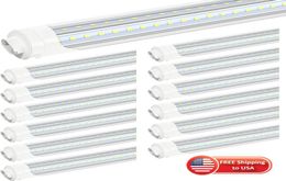 r17d 8ft039 v shaped Cooler Lighting 4ft 5ft 6ft 8ft T8 Tube Light High Lumens Led Fluorescent Lamp AC85265V F96T12DWHO T81580446