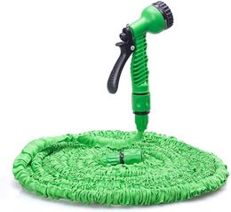 25FT-250FT Garden Hose Expandable Magic Flexible Water Hose EU Hose Plastic Hoses Pipe With Spray Gun To Watering Car Wash Spray