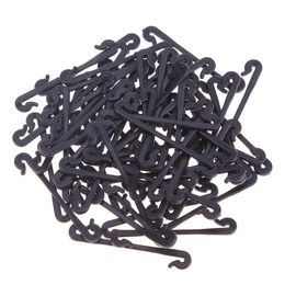 200pcs Vines Fastener Tied Clips Buckle Hook Garden Plant Vegetable Grafting Clips Grape Support Vine Clips Fixed Buckle Hook