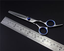 Professional 6.0 7.0 Inch Dog Scissors Pet Clipper Grooming Tool Dog Straight Thinning Curved Shears Animal Hair Cut Scissoors