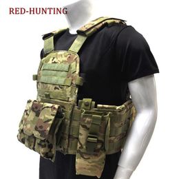 Top sale Multicam Military Tactical Vest Body Molle Hunting Vest CS Outdoor Men's Vest Tactical Camouflage Waistcoat