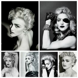 Black And White Madonna Signer Diamond Painting Modern Wall Art Rhinestone Picture Cross Stitch Kits Home Decor