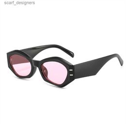 Sunglasses 2021 designer luxury Fashion rimless rimmed sunglasses cross border trend carved legs sunglasses personality net DFGVBFGF Y240VQQHY240413VQQH