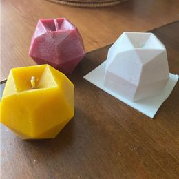 DIY Candles Mould Wax Candles Mold Aromatherapy Plaster Candle 3D Silicone Mold Handmade Soy Cube Soap Moldsfor Aromatherapy Candle Mold