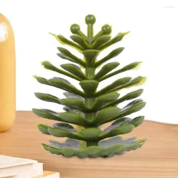 Decorative Flowers Pine Cones Decorations Green Artificial Christmas Tree Ornaments Rustic Cone For Party