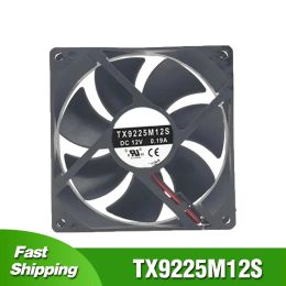 Pads TX9225M12S Vertical Refrigerating Machine 12V Power Cooling Fan 2Wire