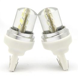 2pcs 7443 T20 Auto strobe flash LED Bulb 2835 12 SMD Blink Silicone Shell 12 Chips Cold White Colour 580 W215W Car Light7535135