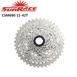 Sunrace CSM66 CSM680 Cassette 8 Speed 11-34T 11-40T 11-42T Bike Bicycle For MTB Mountain Bicycle Silver And Black Colour