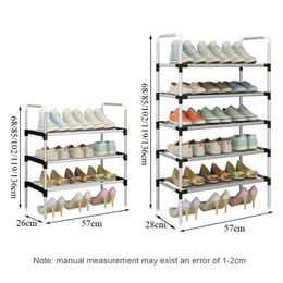 Multi-layer Shoe Rack Easy assemble Shoerack Portable Saving Space Home Furniture Stand Holder Shoe Shelf Organiser Shoe Cabinet