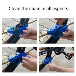 Bicycle Chain Cleaner Mountain Road Bike Wash Tool Set Scrubber Brushes Cycling Cleaning Kit Repair Tools Bicycle Accessories