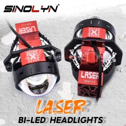 Sinolyn 27300LM 3 Inch Laser Bi LED Hyperboloid Projector Lenses For Hella 3R G5 Headlight Car Lights LED Lenses Car Accessories