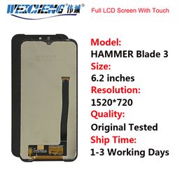 For myPhone Hammer Blade 3 LCD Display Screen+Touch Screen Digiziter Glass Assembly For Hammer Blade3 lcd With Tools & Tape