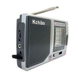 Radio KK9803 Radio Receiver with Folding Kickstand FM/MW/SW18 Mini Portable Radio 3.5MM Jack Stereo Radio BuiltIn Speaker for Elder