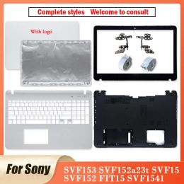Cases For Sony SVF15 SVF152 SVF153 SVF152a23t FIT15 SVF1541 NEW Laptop Lcd Back Cover Front Bezel Plamrest Hinges Bottom Case No Touch