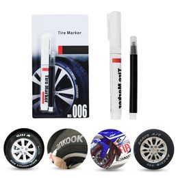 2020 Newest DIY Paint Pen Cool White Large Volume Letter Touch up Marking Pen Marker For Car Tires Automotive car-styling