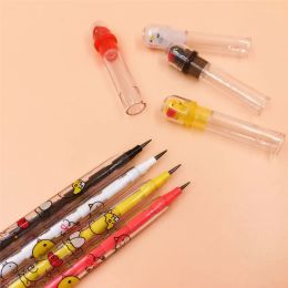 4pcs Cute Chicken Non-sharpening Pencils HB Lead Students Writing Tool Kawaii Stationery Pencil for Kids School Office Supplies