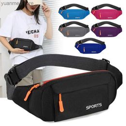 Sport Bags Waterproof waist bag for womens sports running waist bag for mens mobile phone holder waist bag for fitness travel Y240410