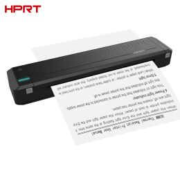 Printers HPRT MT800Q A4 Portable Thermal Transfer Printer Wireless&USB Connect for Office School Mobile Printer with 1pc Ribbon Roll
